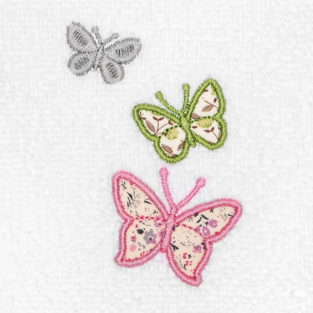 Linum Home Textiles Turkish Cotton Mariposa 2-piece Embellished Fingertip Towel Set 6 Linum Home Textiles Turkish Cotton Mariposa 2-piece Embellished Fingertip Towel Set - Image 4