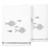 Linum Home Textiles Turkish Cotton Figi 2-piece Embellished Hand Towel Set