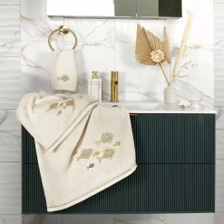 Linum Home Textiles Turkish Cotton Figi 3-piece Embellished Towel Set -Camden Isle Sales Shop 5992545 ALT