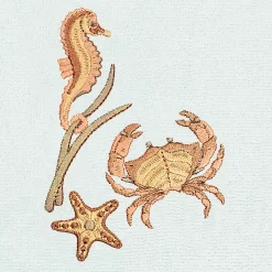 Linum Home Textiles Turkish Cotton Aaron 2-piece Embellished Hand Towel Set 10 Linum Home Textiles Turkish Cotton Aaron 2-piece Embellished Hand Towel Set -Camden Isle Sales Shop 5992551 ALT3