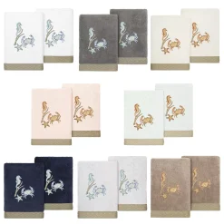 Linum Home Textiles Turkish Cotton Aaron 2-piece Embellished Hand Towel Set 11 Linum Home Textiles Turkish Cotton Aaron 2-piece Embellished Hand Towel Set -Camden Isle Sales Shop 5992551 ALT4