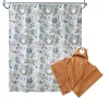 SKL Home Sketched Woodland Shower Curtain & Hooded Towel 2-piece Set 2 SKL Home Sketched Woodland Shower Curtain & Hooded Towel 2-piece Set -Camden Isle Sales Shop 5996038