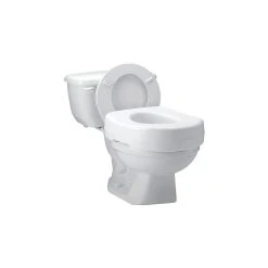 Carex Toilet Seat Riser - Adds 5.5 Inch Of Height To Toilet - Raised Toilet Seat With 300 Pound Weight Capacity - Slip-Resistant