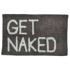 Juvale Plush Bath Mat, Personalized Get Naked Bathroom Rug (Grey, 32 X 20 In) -Camden Isle Sales Shop 6096371