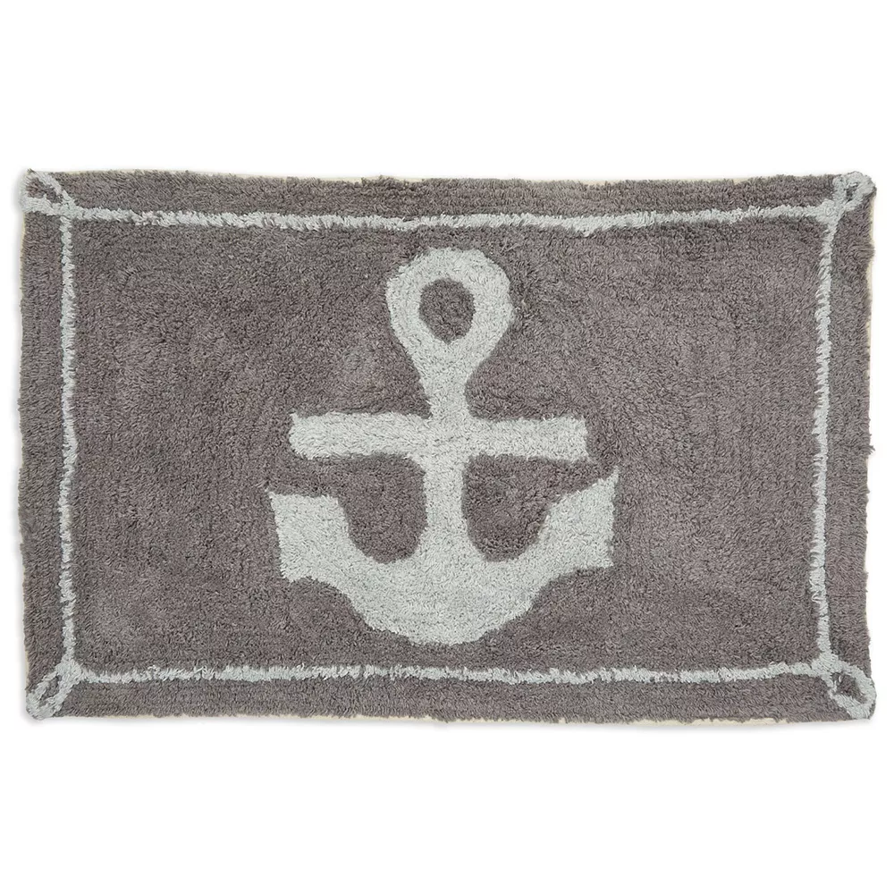 Juvale Non-Slip Bathroom Mat For Showers, Nautical Anchor Bath Rug (32 X 20 Inches) 3 Juvale Non-Slip Bathroom Mat For Showers, Nautical Anchor Bath Rug (32 X 20 Inches)