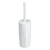 MDesign Slim Toilet Bowl Brush/Holder Combo, Storage For Bathroom - Marble 1 MDesign Slim Toilet Bowl Brush/Holder Combo, Storage For Bathroom - Marble -Camden Isle Sales Shop 6121220 White