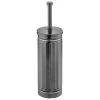 MDesign Compact Bathroom Toilet Bowl Brush Holder - Cream -Camden Isle Sales Shop 6121227 Graphite