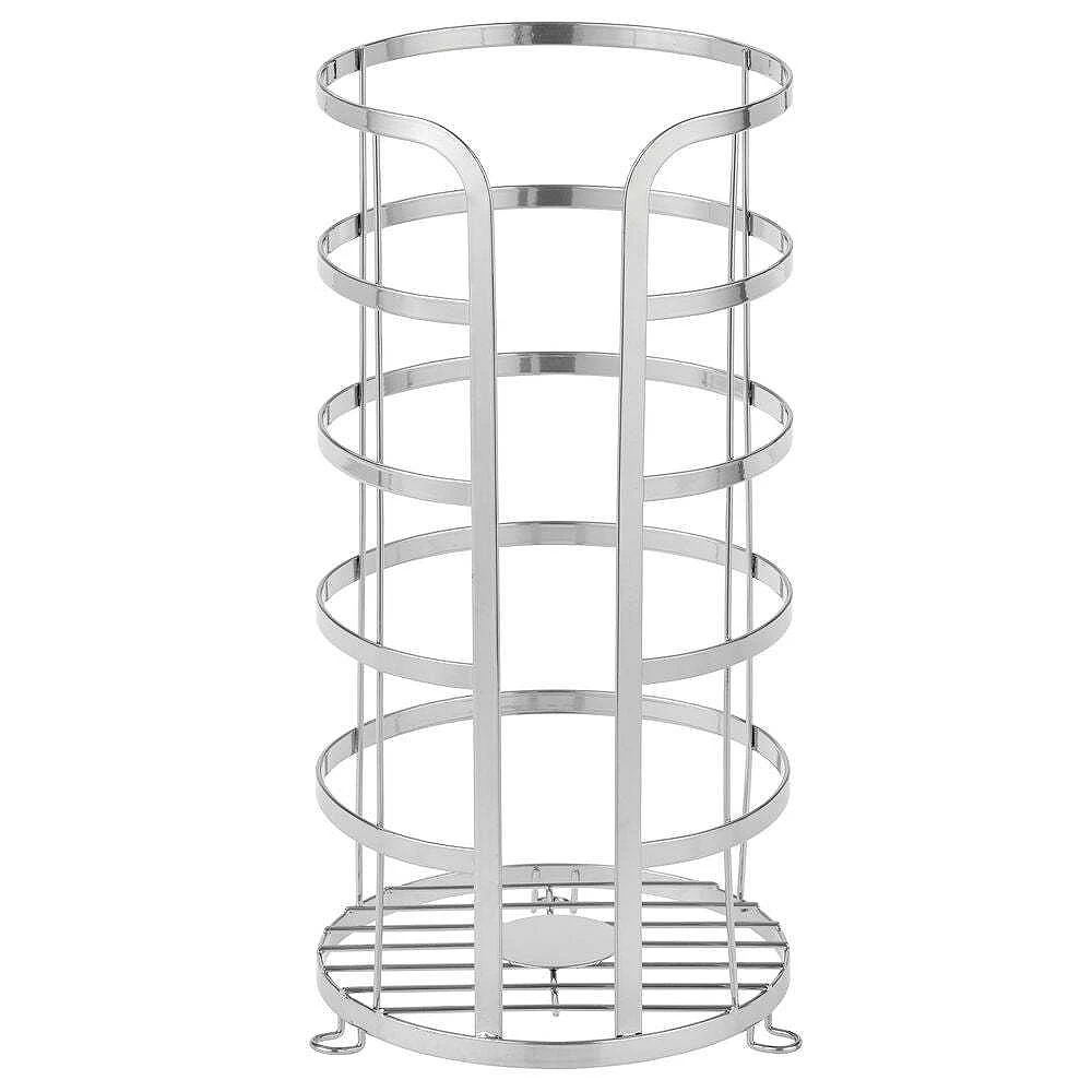 MDesign Metal Free Standing Toilet Paper Stand, Holds 3 Rolls - Bronze 3 MDesign Metal Free Standing Toilet Paper Stand, Holds 3 Rolls - Bronze