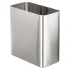 MDesign Stainless Steel Rectangular 2.6 Gal Bathroom Trashcan, Soft Brass -Camden Isle Sales Shop 6124487 Brushed
