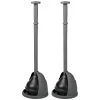 MDesign Plastic Freestanding Toilet Plunger/Storage Cover Set, 2 Pack, Dark Gray 1 MDesign Plastic Freestanding Toilet Plunger/Storage Cover Set, 2 Pack, Dark Gray -Camden Isle Sales Shop 6124530