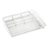 MDesign Expandable Makeup Organizer Tray For Bathroom Drawers, 2 Pack - Clear -Camden Isle Sales Shop 6124782