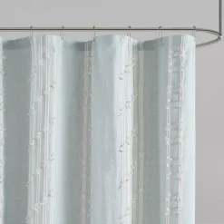 INK+IVY Kara Cotton Stripe Jacquard Shower Curtain 8 INK+IVY Kara Cotton Stripe Jacquard Shower Curtain -Camden Isle Sales Shop 6129937 ALT2