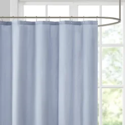 Madison Park Vera Transitional Pieced & Embroidered Shower Curtain -Camden Isle Sales Shop 6132315 ALT2