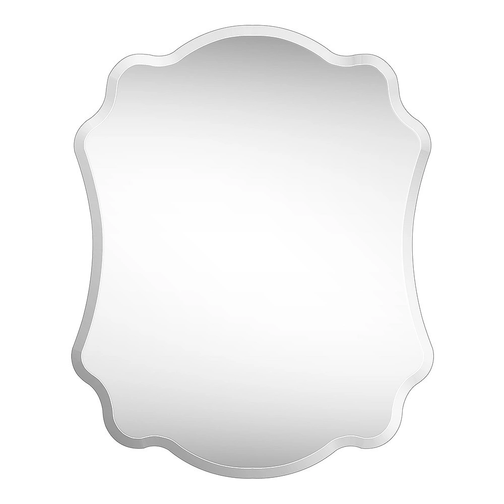 Cenports Camden Isle Ashley 23.625 In. X 30 In. Casual Irregular Frameless Classic Accent Wall Mirror 3 Cenports Camden Isle Ashley 23.625 In. X 30 In. Casual Irregular Frameless Classic Accent Wall Mirror