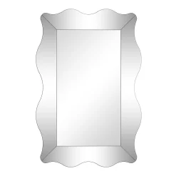 Cenports Camden Isle Antonella 23.625 In. X 35.375 In. Casual Irregular Framed Classic Accent Wall Mirror