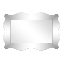 Cenports Camden Isle Antonella 23.625 In. X 35.375 In. Casual Irregular Framed Classic Accent Wall Mirror -Camden Isle Sales Shop 6144821 ALT2