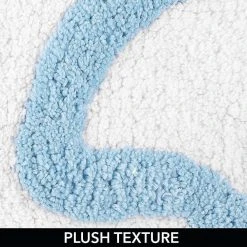 MDesign Plush Cotton Sayings Bath Mat Accent Rug -Camden Isle Sales Shop 6168062 ALT3