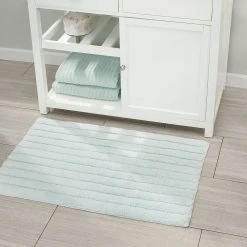 MDesign Soft Cotton Ribbed Mat Rug For Bathroom - 34" X 21", 2 Pack -Camden Isle Sales Shop 6168491 ALT2