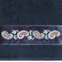 Linum Home Textiles Turkish Cotton Mackenzie 3-piece Embellished Towel Set -Camden Isle Sales Shop 6200277 ALT4