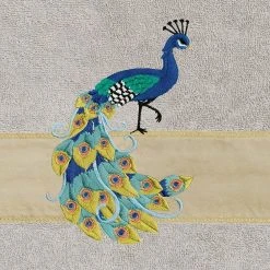 Linum Home Textiles Turkish Cotton Penelope 4-piece Embellished Towel Set -Camden Isle Sales Shop 6200308 ALT4