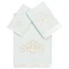 Linum Home Textiles Turkish Cotton May 3-piece Embellished Towel Set 2 Linum Home Textiles Turkish Cotton May 3-piece Embellished Towel Set -Camden Isle Sales Shop 6202397 Aqua