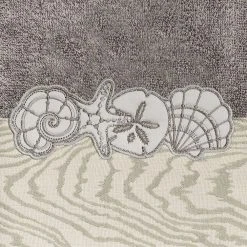 Linum Home Textiles Turkish Cotton Shell Row 4-piece Embellished Towel Set 12 Linum Home Textiles Turkish Cotton Shell Row 4-piece Embellished Towel Set -Camden Isle Sales Shop 6202487 ALT4