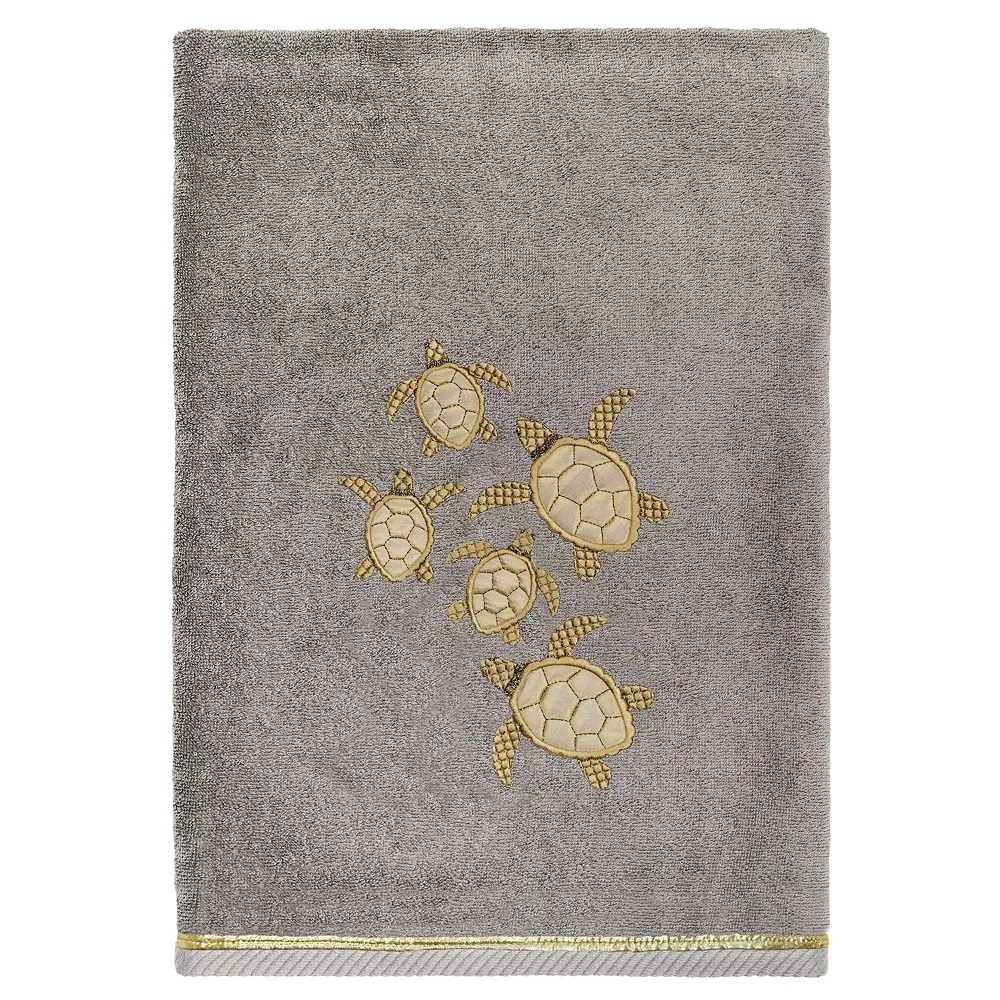 Linum Home Textiles Turkish Cotton Tortuga 2-piece Embellished Bath Towel Set 4 Linum Home Textiles Turkish Cotton Tortuga 2-piece Embellished Bath Towel Set - Image 2