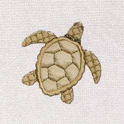 Linum Home Textiles Turkish Cotton Tortuga 2-piece Embellished Fingertip Towel Set -Camden Isle Sales Shop 6202994 ALT2