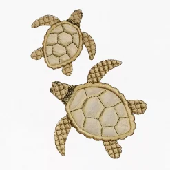 Linum Home Textiles Turkish Cotton Tortuga 4-piece Embellished Towel Set -Camden Isle Sales Shop 6203010 ALT4