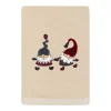 Linum Home Textiles Christmas Gnomes Embroidered Luxury Turkish Cotton Hand Towel -Camden Isle Sales Shop 6203968 Sand