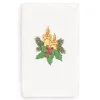 Linum Home Textiles Christmas Candles Embroidered Luxury Turkish Cotton Hand Towel 1 Linum Home Textiles Christmas Candles Embroidered Luxury Turkish Cotton Hand Towel -Camden Isle Sales Shop 6203980 White
