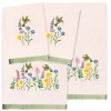 Linum Home Textiles Turkish Cotton Hada 4-piece Embellished Towel Set -Camden Isle Sales Shop 6206441 Blush