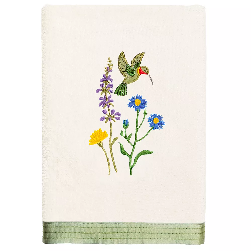 Linum Home Textiles Turkish Cotton Hada 2-piece Embellished Hand Towel Set 4 Linum Home Textiles Turkish Cotton Hada 2-piece Embellished Hand Towel Set - Image 2