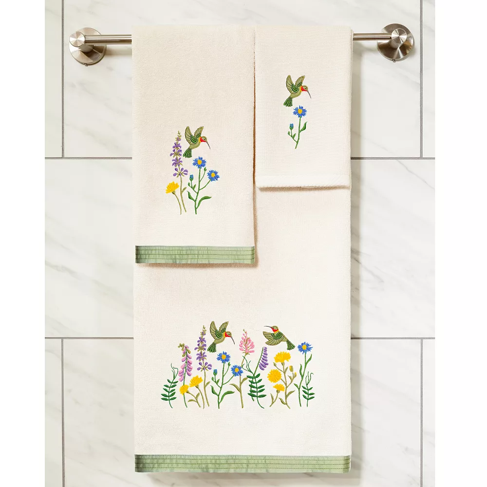 Linum Home Textiles Turkish Cotton Hada 2-piece Embellished Hand Towel Set 6 Linum Home Textiles Turkish Cotton Hada 2-piece Embellished Hand Towel Set - Image 4