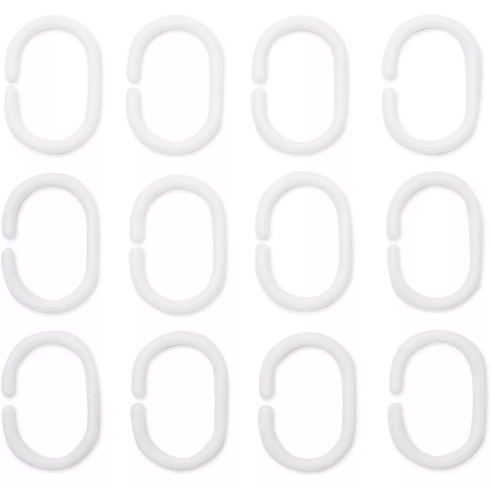 Okuna Outpost Bohemian Style Shower Curtain Set With 12 Hooks, Bathroom Decor (70 X 71 In, 13 Pieces) 6 Okuna Outpost Bohemian Style Shower Curtain Set With 12 Hooks, Bathroom Decor (70 X 71 In, 13 Pieces) - Image 4