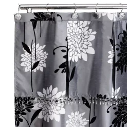 Popular Bath Erica Fabric Shower Curtain